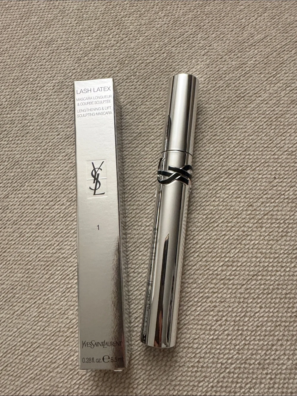 Yves Saint Laurent Lash Latex Lengthening & Lift Mascara - Silver Tube